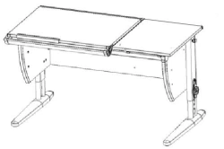 Universal transformable table of model SUT.17-04