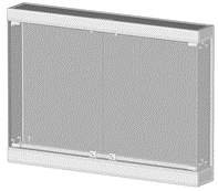 Display case wall type VO