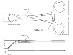 14.0740.15 Clamp for surgical linen