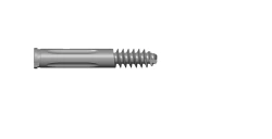 Proximal locking screw, 11,0 mm diameter, 70 to 120 mm long, 5 mm pitch, article number 26.25.XXX