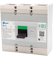 Circuit breakers of VA57-39 series for rated currents from 160 A to 630 A with rated voltage up to 660 V alternating current