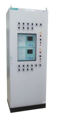 Cabinets of SHE1113A types of the complex of unified protections of generators, transformers and generator-transformer units of