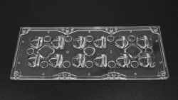 Lens for LED luminaires AMT-ST-173x70-3535-140x30