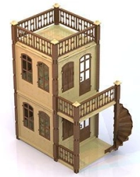 Princess Castle Dolls' House (2 floors) (beige)