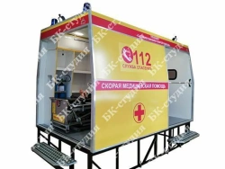 Simulator "Interior of an ambulance car"