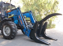Interchangeable working tools for universal loaders KUHN(TURS)-2000, KUHN(TURS)-1500,KUHN(TURS)-1000: attachment for bucket, mod