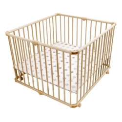 Playpens for children made of wood