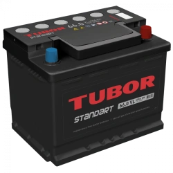 Accumulator battery starter lead-acid TUBOR STANDART 6ST-66.1(0) VL