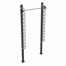 Trestle-bar with adjustable height from 90 cm to 260 cm for performing the High Bar Pull-Up test.