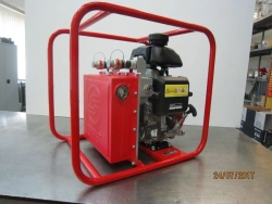 Power station with petrol drive for 2 tools ???-2-80???-1