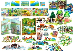 Set of didactic games and aids for ecological education and upbringing