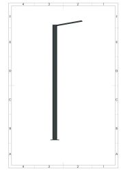 Steel outdoor lighting supports OTKVf 180-9,0-1