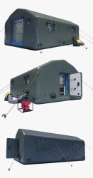 Pneumatic frame tent