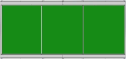 Rail system of sliding classroom magnetic chalkboards "Expert"