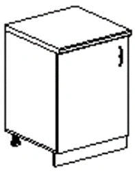 Kitchen cabinet floor cabinet with door 600