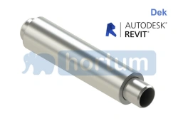 DEK - expansion joint for heating and water supply systems with single-layer bellows and stainless steel inner shield in a prote