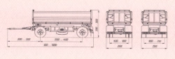 Container trailer, brand UST, type 94651H, 94651H-00062??-??, manufactured according to TU 4525-043-53838447-2011.
