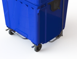 Mobile waste bin 1100l Art.29.C21 (20.807.1.60.PE; 21.056.60.PE)
