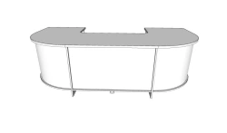 Metal dispensing chair