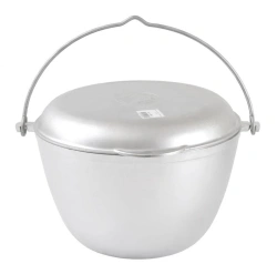 5L camping cauldron (with pan lid) (uncoated) cast aluminium TM Kukmara