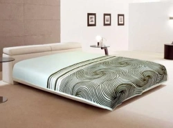 Articles of piece textile and haberdashery: bedspread