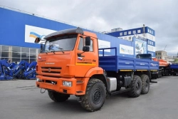 Flatbed truck, UZST brand, type UZST03, modification 174B-14 on KAMAZ 5350-D5 chassis
