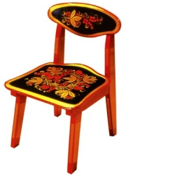 Children's chair with Khokhloma painting 435?300?280?? (0 ?.?.) art.73740000000