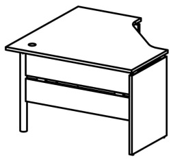 Ergonomic desk 8020 Galant Series