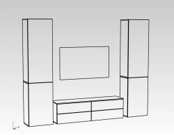 Living room cupboard