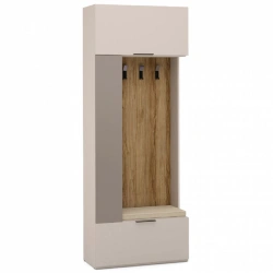 "SOHO" HC7-02.DS/DV, Entrance hall, right side (mocha), from the modular furniture set "SOHO".