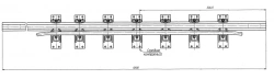 Cross rail with counter rail of project H02.001.6000.00