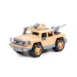 Defender-Safari Military Pickup Truck with 2 Machine Guns, Article No. 63397