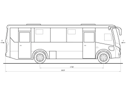 Special purpose motor transport vehicle M304412-30 "Mobile social-household complex" (base vehicle PAZ 4234-04 manufactured on t