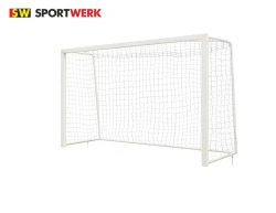 Mobile handball goal aluminium 3x2x1,35 folding side arches