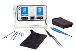Electrosurgical autonomous scalpel-coagulator ECHVCH-80 sk-"NIKOR" with sets of additional replaceable electrodes according to T