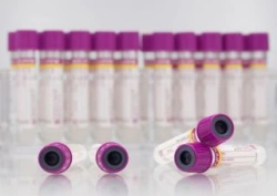 Vacuum tubes "Acti-Fine" for venous blood sampling with K2EDTA, gel, size 13x75 mm, volume: 1,0 ml.