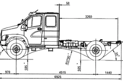 Chassis, Modification C42A43, Diesel engine EURO-3, N2G