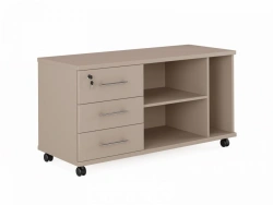 Service cabinet on wheels on the left, art. no. JNO301SX