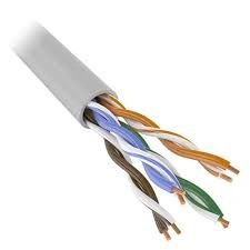 High-frequency twisted pair cable for structured systems with polyethylene insulation in polyvinylchloride sheathing