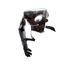 Prosthesis after shoulder dislocation with electromechanical drive and contact control system