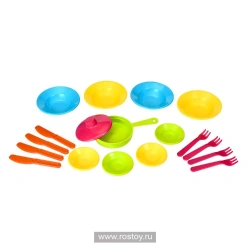 Toy Table Set First Pancake / 18 items