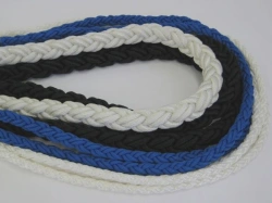 Braided polyamide ropes