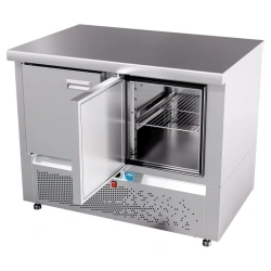 Refrigerated low-temperature tables (counters) with bottom location of the unit ???-70? and its variations
