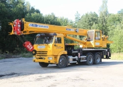 Truck crane ??-55713-1L-1 and its modifications (using cab ??-55713.52.100-6 and its modifications) (special, av