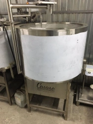100 litre SAEM Cheese Maker with electric heating and panel jackets