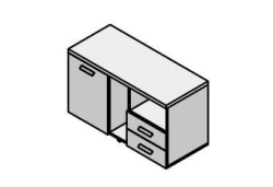 Mobile service cabinet. Furniture set "Bond"