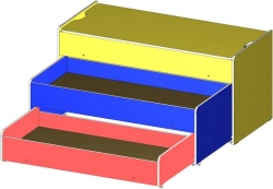 Household wooden children's furniture, brand name: DSK-Mebel. Beds for children