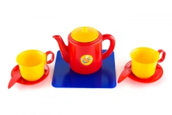 Cookware for dolls "Set of cups with teapot" 1/35