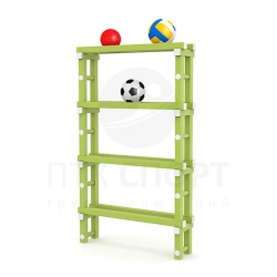 Plastic shelving unit