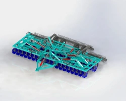 Folding BDM-8x4P disc harrow (Sura-8x4P sll.).